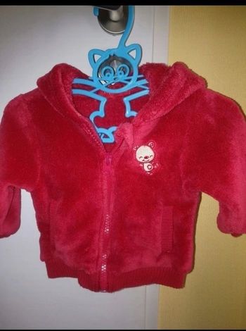 Veste polaire rouge