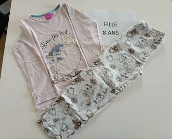 Pyjama Belle 7/8 ans Disney