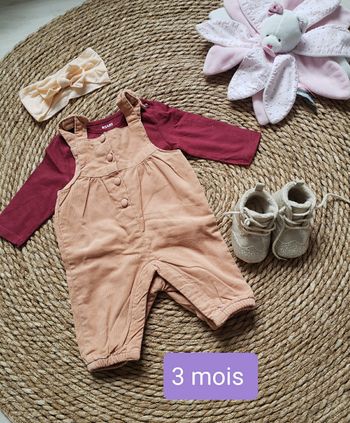 Ensemble 3 mois salopette