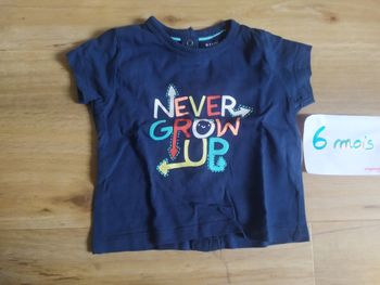 Lot 2 t-shirt manches courtes - 6mois
