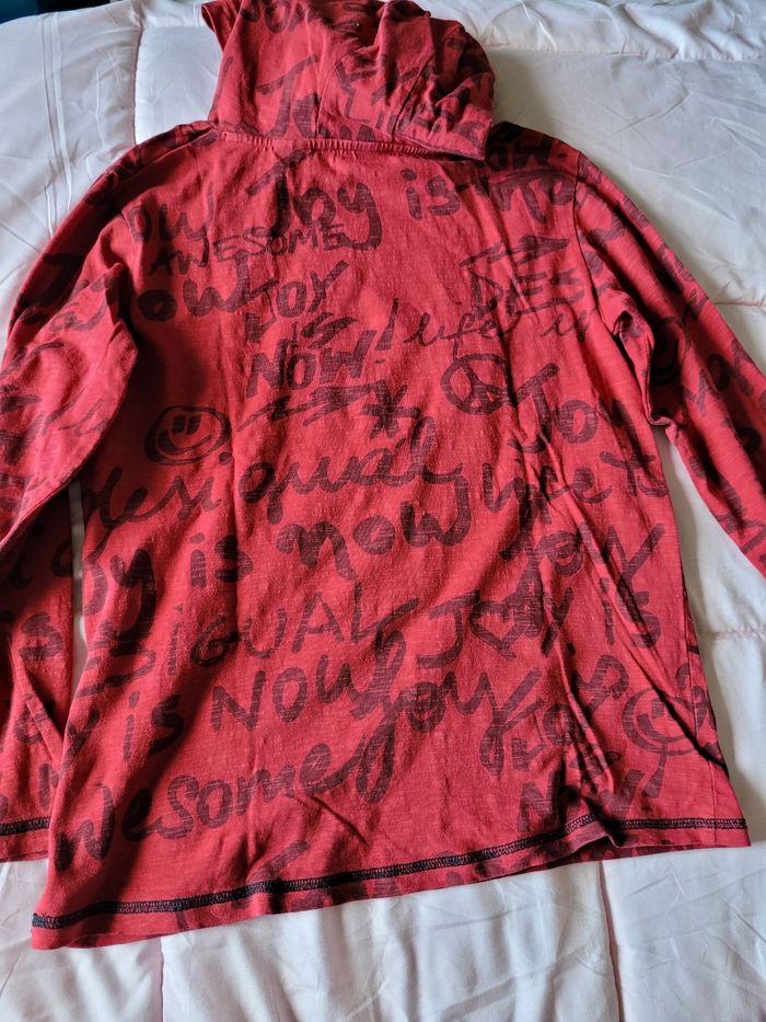 t-shirt Mlongue avec capuche désigual 11/12ans mickey  (5e) - photo numéro 6