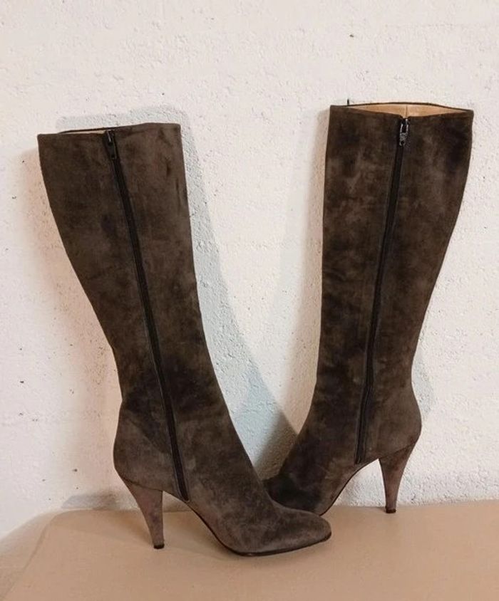 đ€ Bottes en daim Bazile â Made in Italy â T. 37,5 â TrĂšs bon Ă©tat - photo numĂ©ro 11