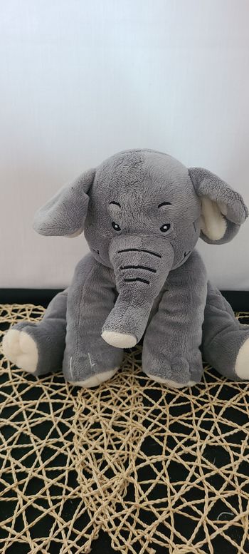 Peluche Éléphant H&M Marron Beige pas d'étiquette