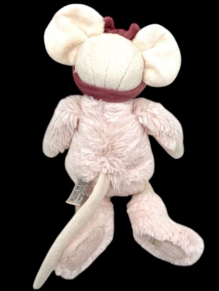 ❤️B2247 Doudou Peluche BUKOWSKI Souris Blanche Et Rose - photo numéro 2