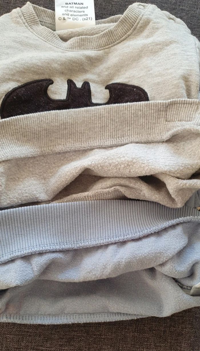 Lot de 2 sweats fins 6-9 mois - photo numéro 2