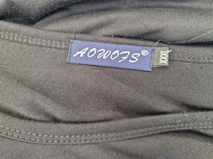 Sweat Ultra Long Noir Effet 3 Vêtements - photo numéro 10