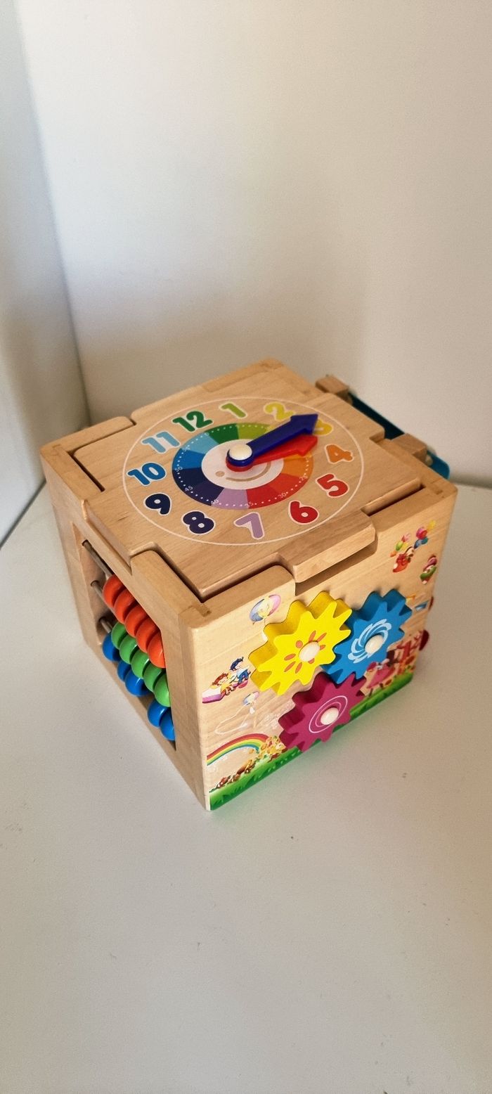 Cube activité motricité fine, Montessori - photo numéro 2