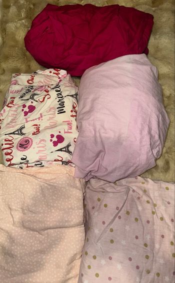 Lot de 5 draps housses