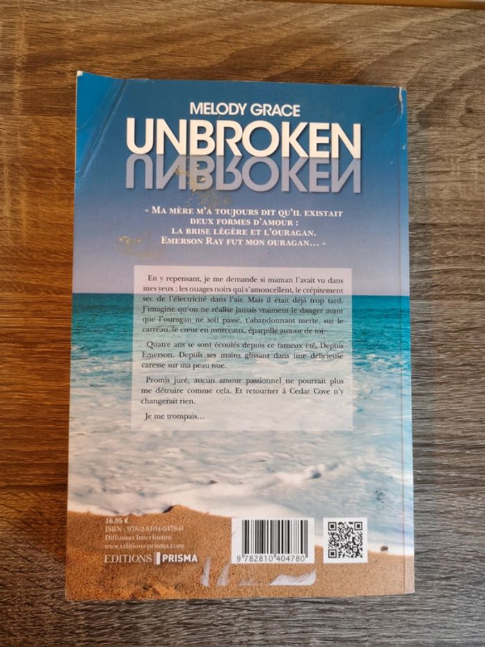 Livre romance Unbroken de Melody Grace - photo numéro 2