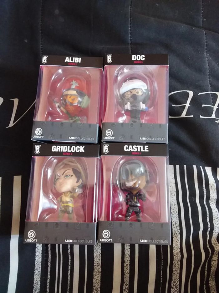 4 figurines six collection ubisoft série 5 - photo numéro 6