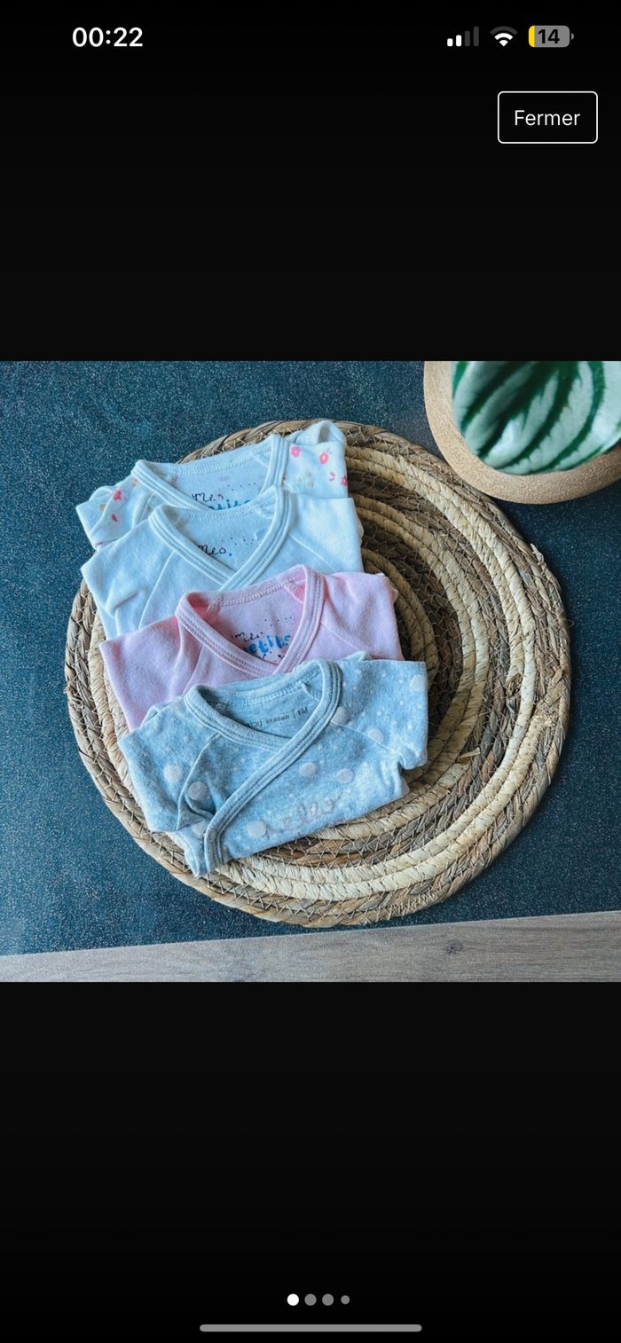 Lot de bodies bébé fille