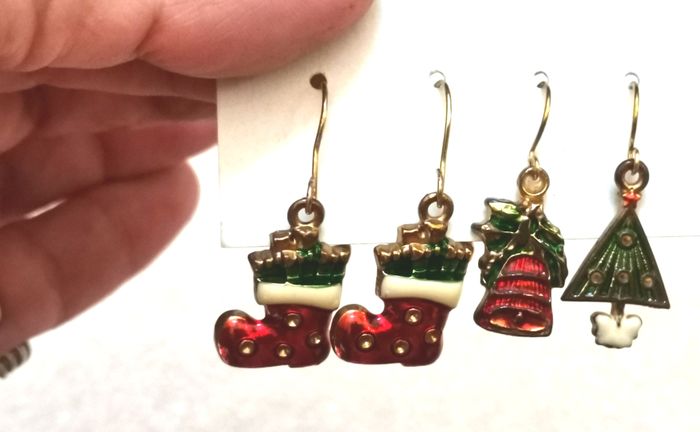 Boucles d'oreille "Noel" - photo numéro 3