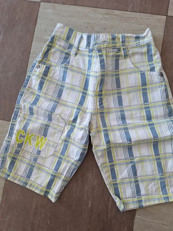 Short à carreaux