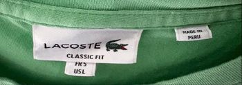 TEE shirt Lacoste homme taille L
