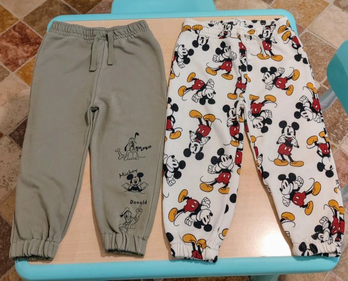 Lot 🌈 de 6 bas jogging 🧸 dont Disney 🎈 24 à 36 mois 🐦 - photo numéro 2