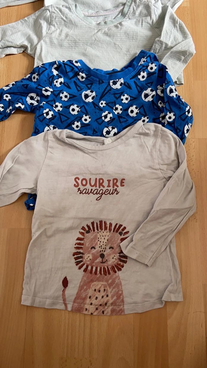 Lot tee shirt ML 24 mois - photo numéro 2