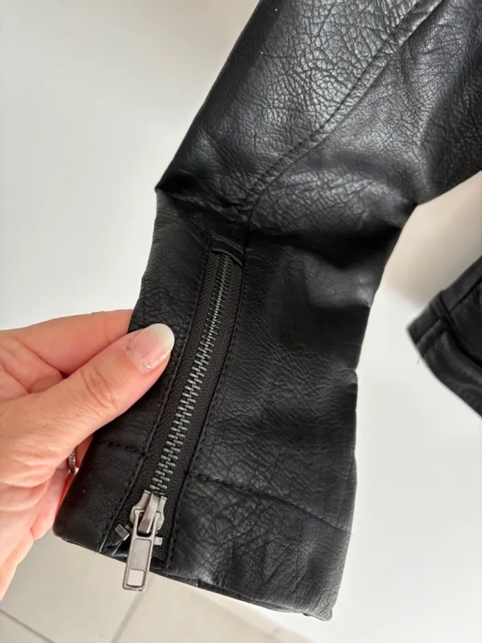 Veste simili cuir 14 ans fille - photo numéro 6