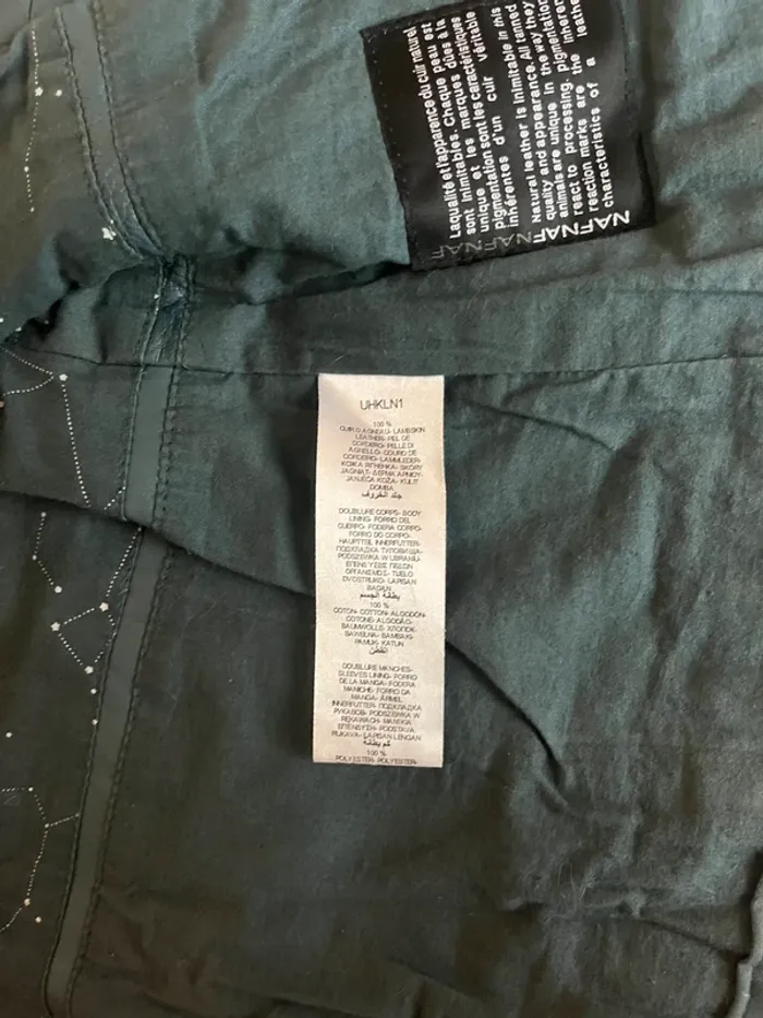 Veste Blazer cuir Naf Naf - photo numéro 7