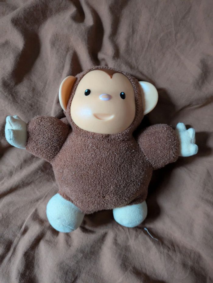 Moki le singe de Smoby - peluche poupée cotoons vintage