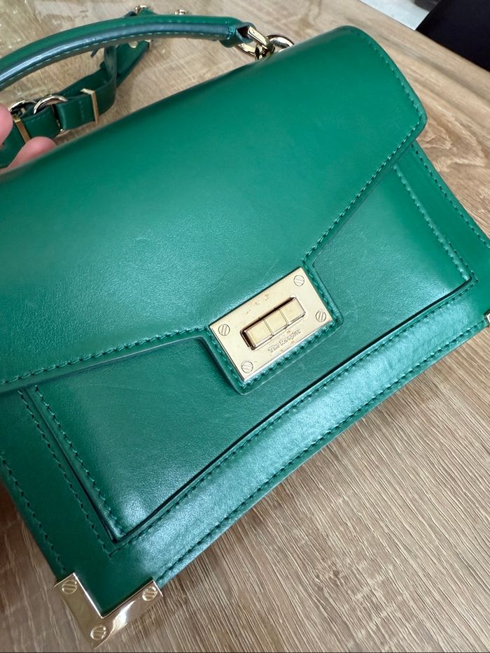 Sac Emily cuir The Kooples vert - photo numéro 2