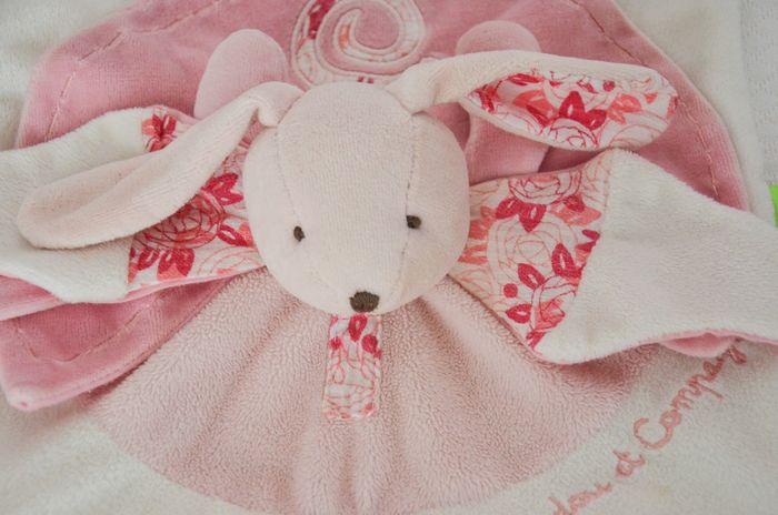 DOUDOU PLAT LAPIN ROSE ** DOUDOU et COMPAGNIE ** 1679 - photo numéro 2