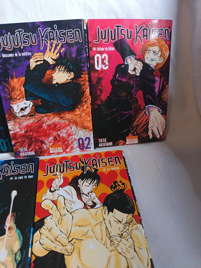 Lot de 5 manga Jujutsu kaisen - photo numéro 4