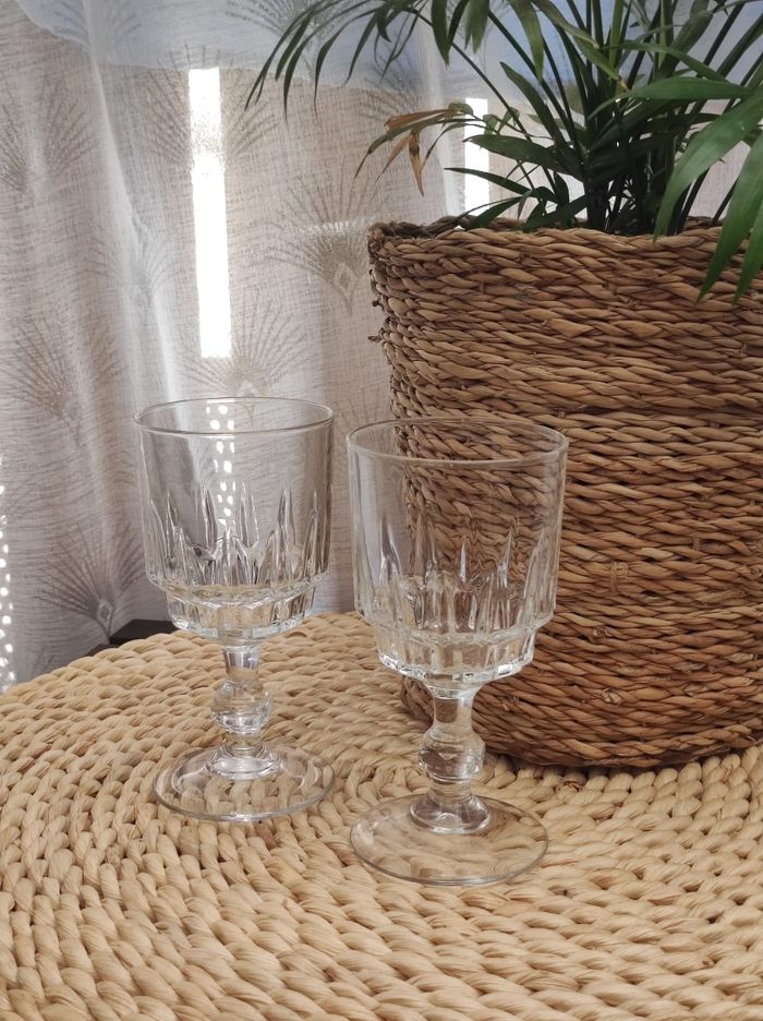 Verres à vin cristal