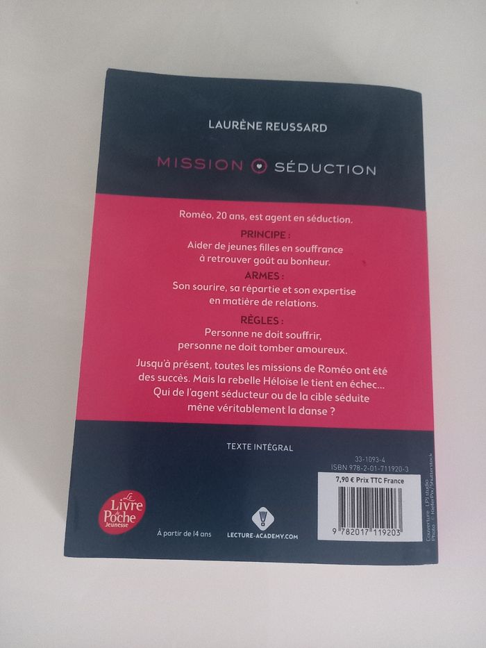 Livre romance Mission Séduction - photo numéro 2