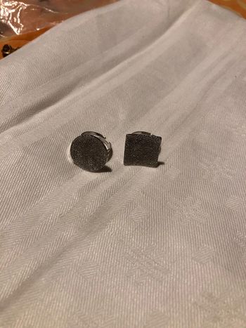 Duo de bagues argentées ajustables