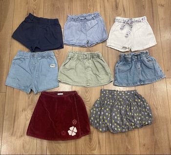 Lot jupes et shorts 18 mois