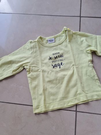 Haut manche longue 6mois