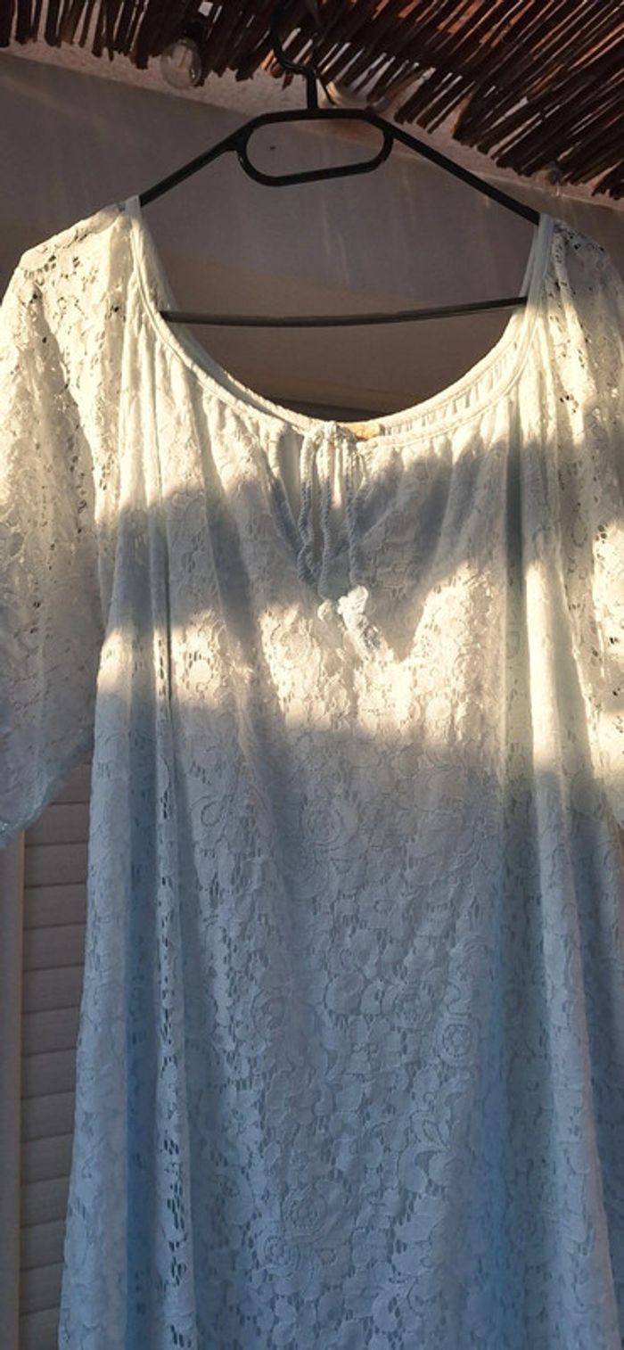 Robe longue blanche Doublée TU - photo numéro 4