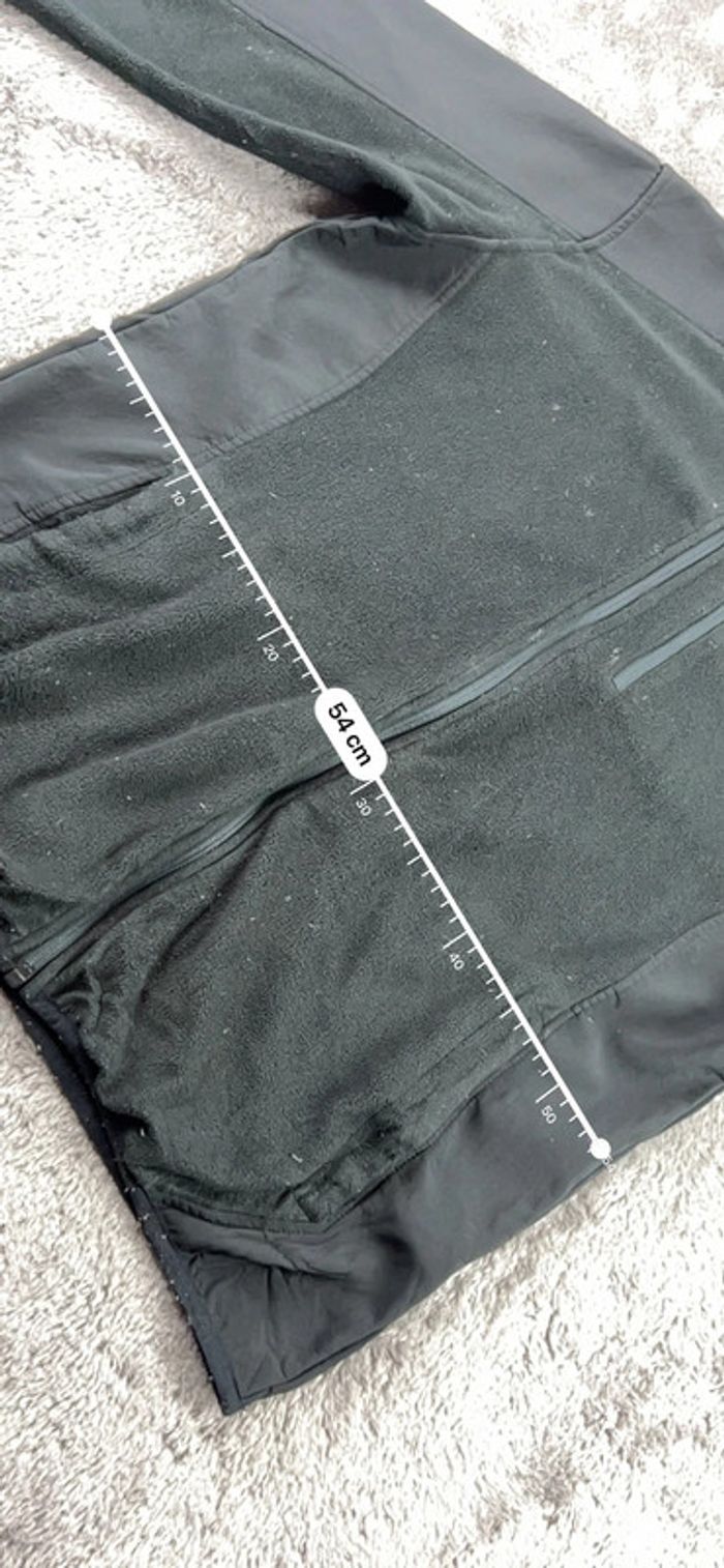 Veste polaire Reebok noire avec logo taille L – Homme streetwear - photo numéro 4