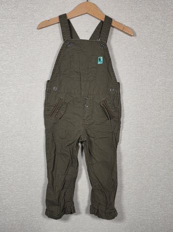 Salopette  kaki kiabi 77-82cm 18 mois 