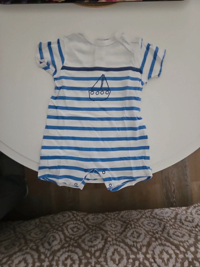 Combishort bebe en coton