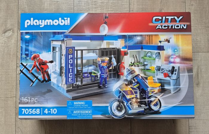 Playmobil 70568 Police Poste de Police et cambrioleur- City Action - Neuf Scellé