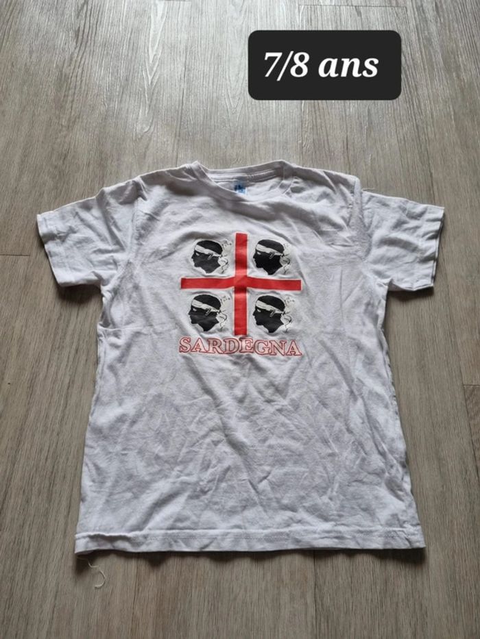 T shirt la Sardaigne 7/8ans