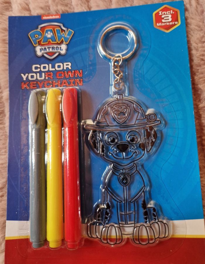 Porte clé créatif pat patrouille Marcus