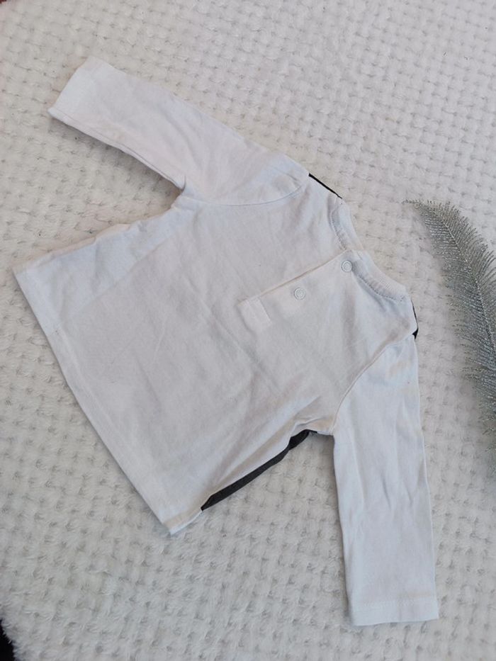 🔸T-shirt manches longues Babibou 3 mois🔸 - photo numéro 4