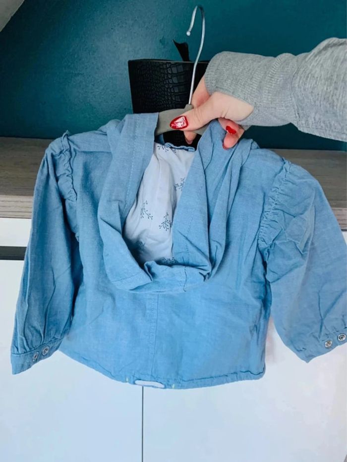 Veste - Zara 👧🏼 12 mois (80 cm) - photo numéro 2