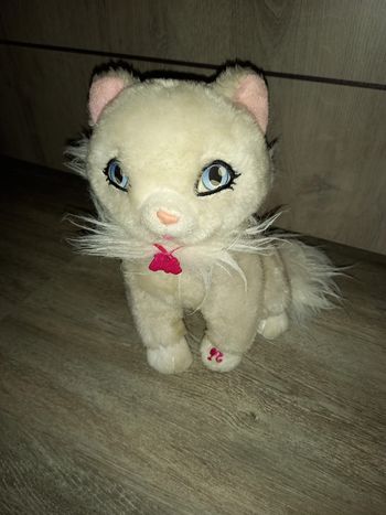 peluche sonore chat barbie miaule et ronronne mattel