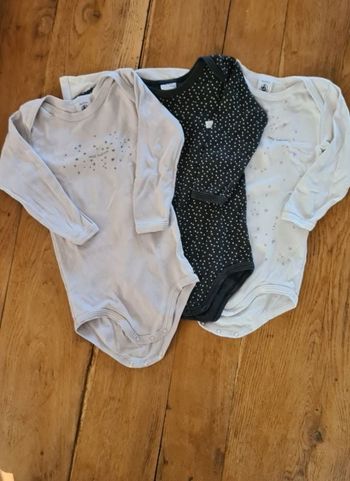 3 Bodies petit bateau 18 mois