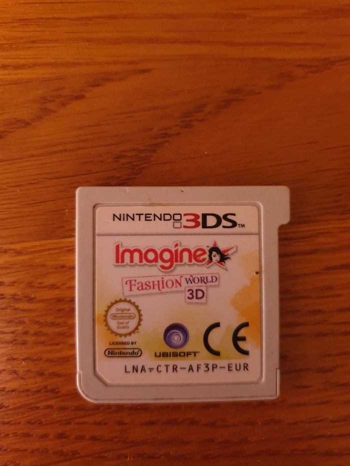 Jeu 3ds imagine fashion world 3d