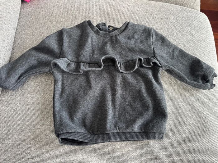 Sweat gris tape a l’œil 18 mois 80cm