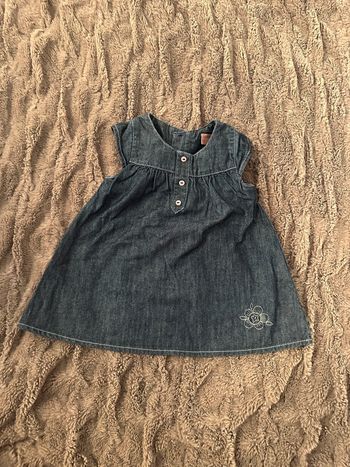 Robe en jeans natalys 6m