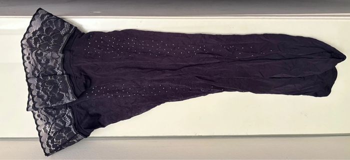 Bas Up Fantaisie - Chesterfield - Noir paillettes - Taille 1 - photo numéro 5
