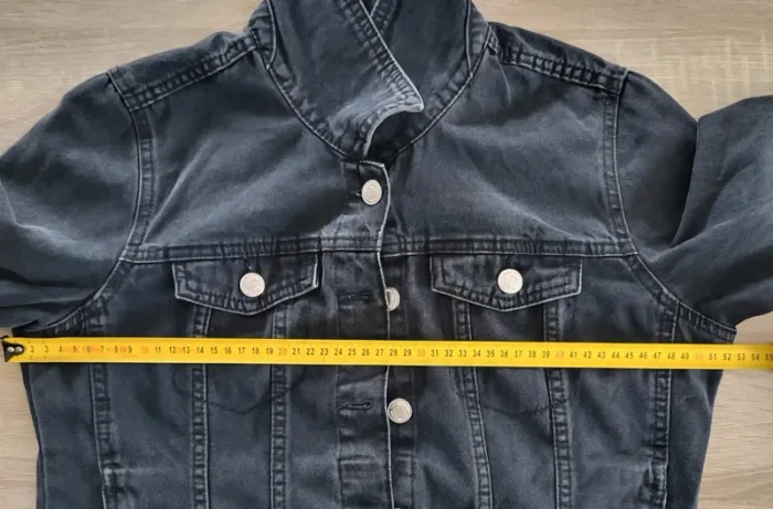 Veste en jean noire Gémo Taille M ou 38 - photo numéro 10