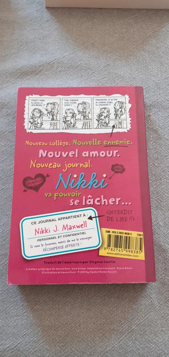 Livre Le journal d une grosse nouille- une rentrée gratinée - photo numéro 2