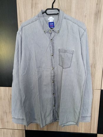 Chemise jean gris JULES