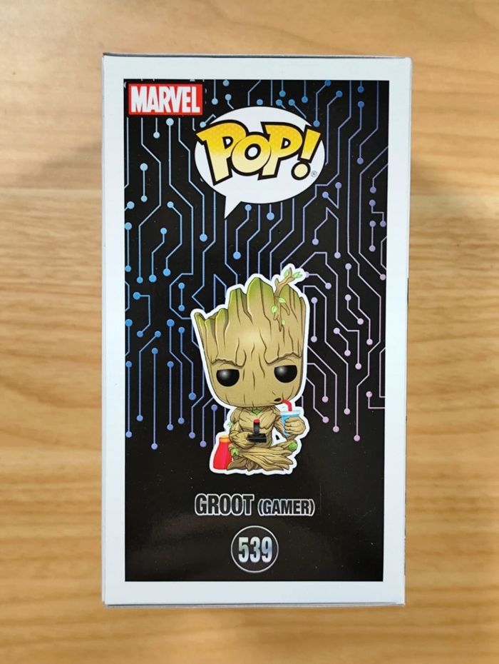 Lot 2 Funko Pop! Groot (Gamer) #539 + Venomized Groot #601 - photo numéro 5